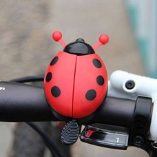 Bicycle Bell Ringer - Cute Ladybug Bicycle Bell Ringer for Kids [Red] - B0741RJPX2